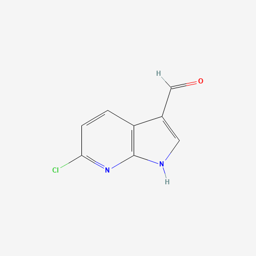 383875-59-0 1H-Pyrrolo[2,3-b]pyridine-3-carboxaldehyde,6-chloro- chemical structure