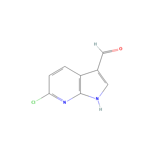 383875-59-0 1H-Pyrrolo[2,3-b]pyridine-3-carboxaldehyde,6-chloro- chemical structure