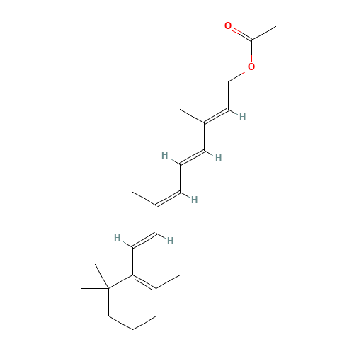 127-47-9 Retinyl acetate chemical structure