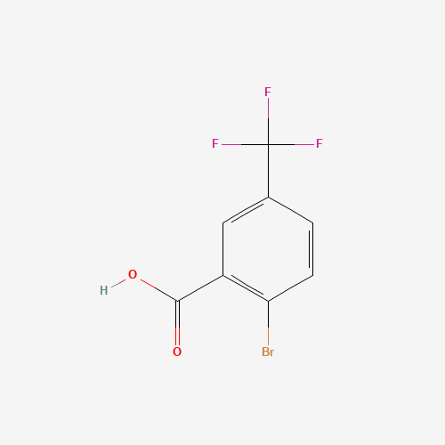 1483-56-3 2-BROMO-5-(TRIFLUOROMETHYL)BENZOIC ACID chemical structure