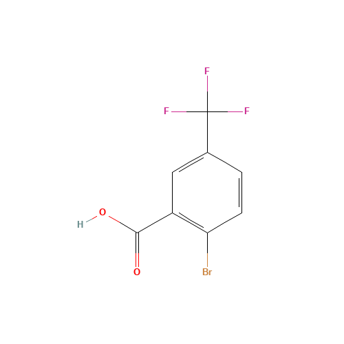 1483-56-3 2-BROMO-5-(TRIFLUOROMETHYL)BENZOIC ACID chemical structure
