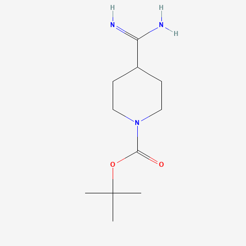 885270-23-5 tert-butyl 4-amidinopiperidine-1-carboxylate chemical structure