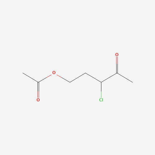 13051-49-5 2-chloro-3-oxopentyl acetate chemical structure