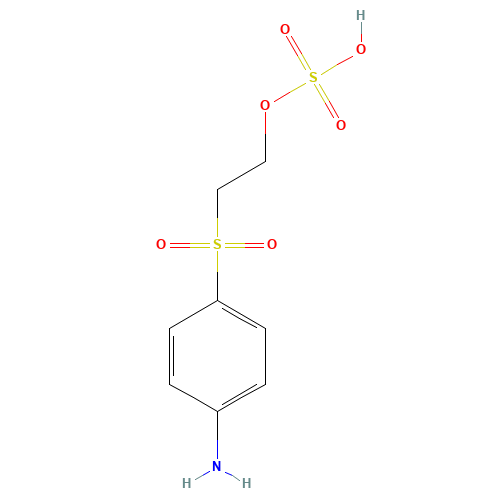 2494-89-5 2-[(4-Aminophenyl)sulfonyl]ethyl hydrogen sulfate chemical structure