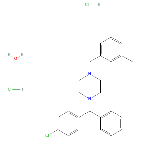 31884-77-2 MECLIZINE HYDROCHLORIDE (500 MG) chemical structure
