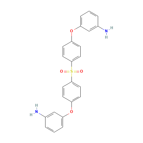 30203-11-3 4,4'-BIS(3-AMINOPHENOXY)DIPHENYL SULFONE chemical structure