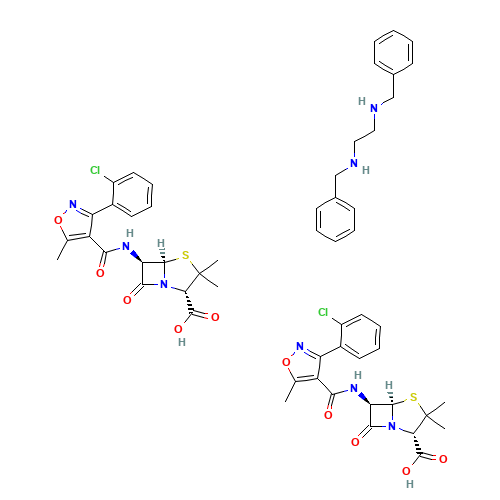 23736-58-5 Cloxacillin benzathine chemical structure
