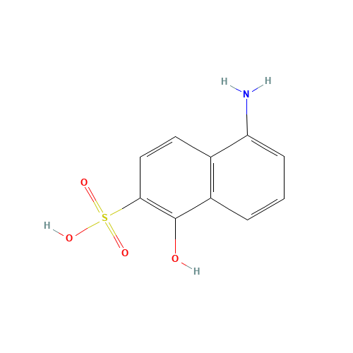 58596-07-9 5-Amino-1-hydroxy-2-naphthalenesulfonic acid chemical structure