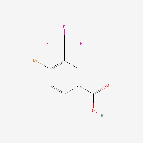 161622-14-6 4-BROMO-3-(TRIFLUOROMETHYL)BENZOIC ACID chemical structure