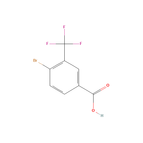 161622-14-6 4-BROMO-3-(TRIFLUOROMETHYL)BENZOIC ACID chemical structure