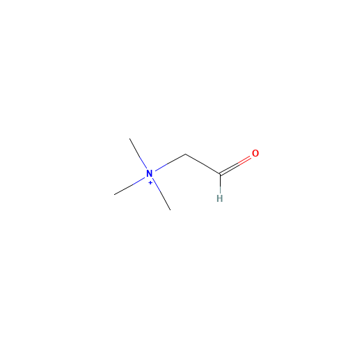 7418-61-3 trimethyl-(2-oxoethyl)ammonium chemical structure