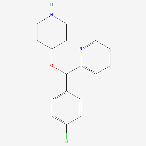 122368-54-1 2-[(4-Chlorophenyl)(4-piperidinyloxy)methyl]pyridine chemical structure