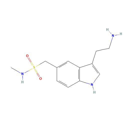 88919-22-6 3-(2-Aminoethyl)-N-methyl-1H-indole-5-methanesulfonamide chemical structure