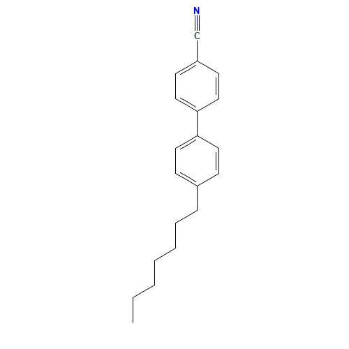 41122-71-8 4'-Heptyl-4-biphenylcarbonitrile chemical structure