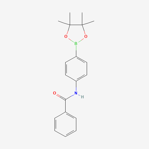 935660-75-6 N-(4-(4,4,5,5-Tetramethyl-1,3,2-dioxaborolan-2-yl)phenyl)benzamide chemical structure