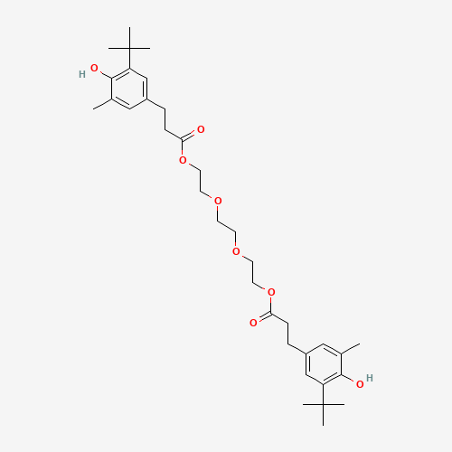 36443-68-2 Triethylene glycol bis(3-tert-butyl-4-hydroxy-5-methylphenyl)propionate chemical structure