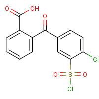 68592-12-1 5-(2-Carboxybenzoyl)-2-chlorobenzenesulfonyl chloride chemical structure