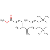 153559-48-9 Benzoic acid,4-[1-(5,6,7,8-tetrahydro-3,5,5,8,8-pentamethyl-2-naphthalenyl)ethenyl]-,methyl ester chemical structure