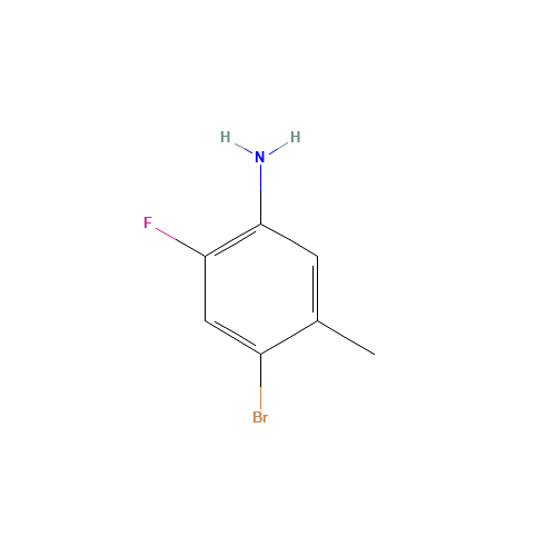 418762-26-2 4-Bromo-2-fluoro-5-methylaniline chemical structure