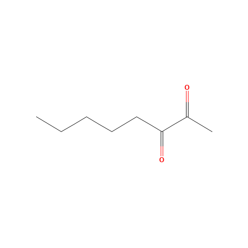 585-25-1 2,3 OCTANEDIONE chemical structure