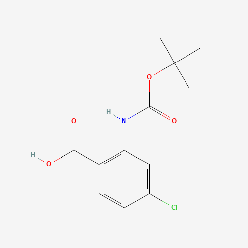 136290-47-6 ANTHRANILIC ACID,N-BOC-4-CHLORO chemical structure