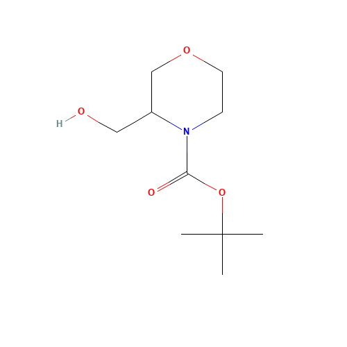 473923-56-7 3-HYDROXYMETHYL-MORPHOLINE-4-CARBOXYLIC ACID TERT-BUTYL ESTER chemical structure