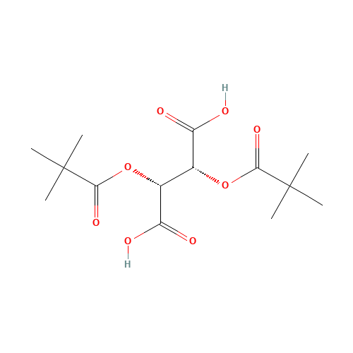 65259-81-6 (-)-DIPIVALOYL-L-TARTARIC ACID chemical structure