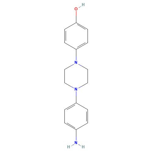 74853-08-0 1-(4-Aminophenyl)-4-(4-hydroxyphenyl)piperazine chemical structure