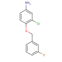 202197-26-0 3-Chloro-4-(3-fluorobenzyloxy)aniline chemical structure