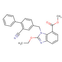 139481-44-0 Methyl 1-[(2'-cyanobiphenyl-4-yl)methyl]-2-ethoxy-1H-benzimidazole-7-carboxylate chemical structure