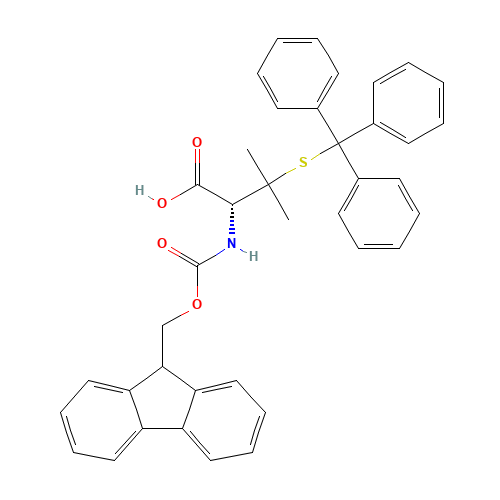 201531-88-6 Fmoc-S-Trityl-L-penicillamine chemical structure