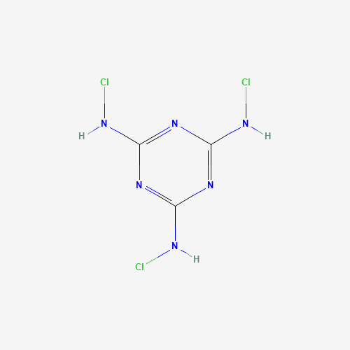 7673-09-8 Trichloromelamine chemical structure