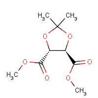 37031-29-1 (4R,5R)-2,2-DIMETHYL-1,3-DIOXOLANE-4,5-DICARBOXYLIC ACID DIMETHYL ESTER chemical structure