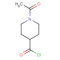 59084-16-1 1-ACETYLISONIPECOTOYL CHLORIDE chemical structure