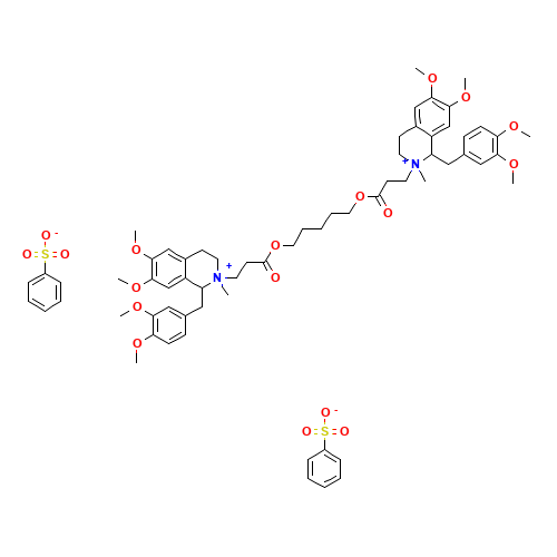 64228-81-5 Atracurium besylate chemical structure