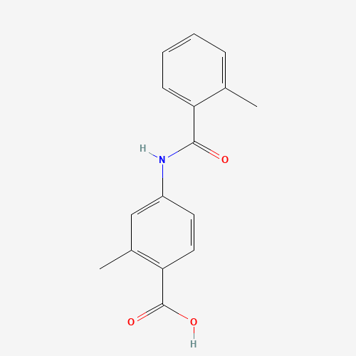 317374-08-6 2-methyl-4-(2-methyl-benzoylamino)-benzoic acid chemical structure