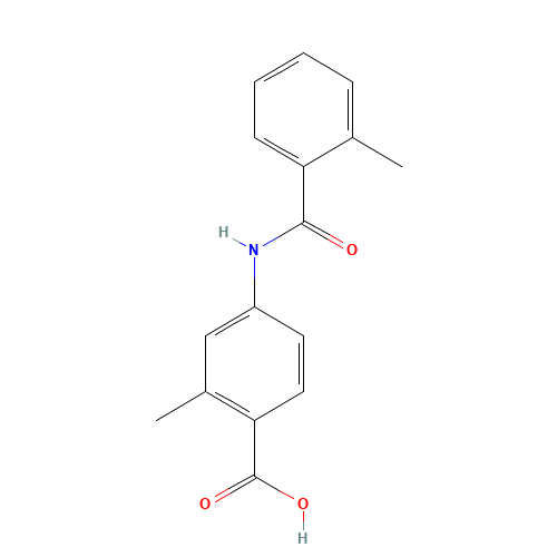 317374-08-6 2-methyl-4-(2-methyl-benzoylamino)-benzoic acid chemical structure