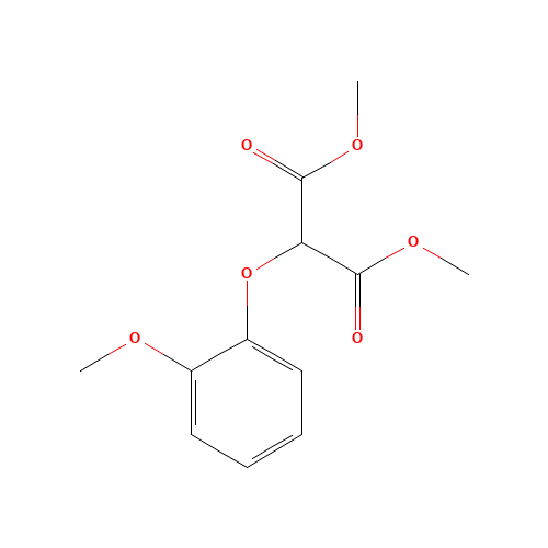 150726-89-9 Dimethyl 2-(2-methoxyphenoxy)malonate chemical structure