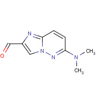 1184918-55-5 6-(dimethylamino)imidazo[1,2-b]pyridazine-2-carbaldehyde chemical structure