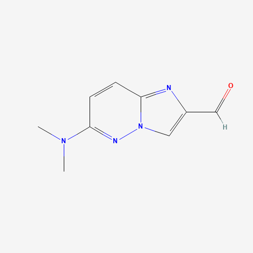 1184918-55-5 6-(dimethylamino)imidazo[1,2-b]pyridazine-2-carbaldehyde chemical structure