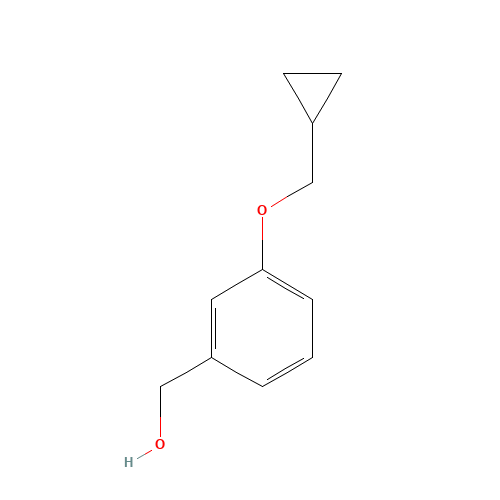411229-88-4 (3-(cyclopropylmethoxy)phenyl)methanol chemical structure