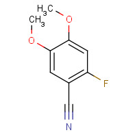 119396-88-2 4,5-DIMETHOXY-2-FLUOROBENZONITRILE chemical structure