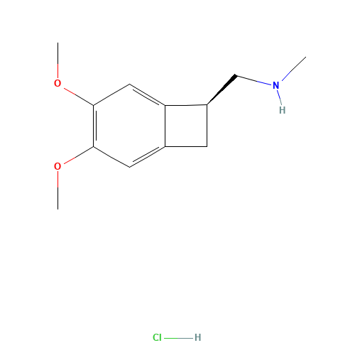 866783-13-3 (1S)-4,5-Dimethoxy-1-[(methylamino)methyl]benzocyclobutane hydrochloride chemical structure