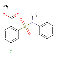 914221-64-0 Methyl 4-chloro-2-(N-methyl-N-phenylsulphonamide)benzoate chemical structure