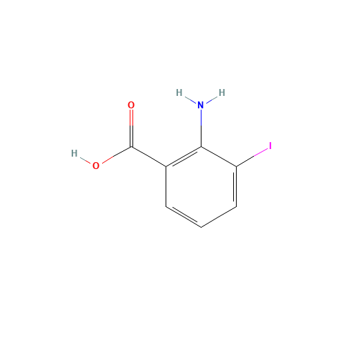 20776-55-0 2-amino-3-iodo-benzoic acid chemical structure
