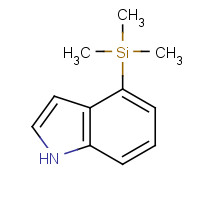 82645-11-2 4-(TRIMETHYLSILYL)-1H-INDOLE chemical structure
