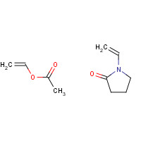 25086-89-9 Poly(1-vinylpyrrolidone-co-vinyl acetate) chemical structure