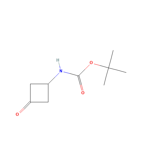 154748-49-9 Carbamic acid,(3-oxocyclobutyl)-,1,1-dimethylethyl ester (9CI) chemical structure