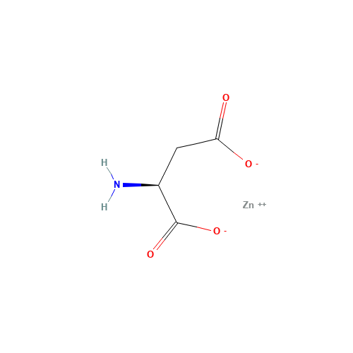 36393-20-1 L-Aspartic acid zinc salt chemical structure