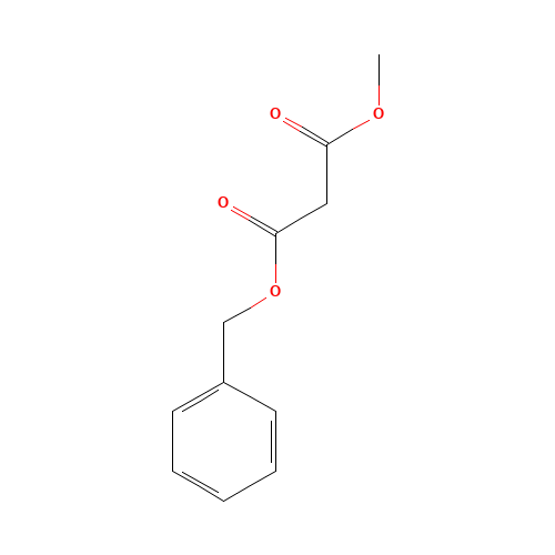 52267-39-7 BENZYL METHYL MALONATE chemical structure